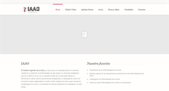 Desktop Screenshot of iaao.com.ar