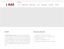 Tablet Screenshot of iaao.com.ar